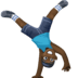 🤸🏿♂️ 深肤色跳大车轮的男人 表情符号 🤸🏿♂️ 深肤色跳大车轮的男人 表情符号