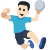 🤾🏻 شخص بلون بشرة فاتحة يلعب كرة اليد الإيموجي على منصة فيسبوك 🤾🏻 شخص بلون بشرة فاتحة يلعب كرة اليد الإيموجي على منصة فيسبوك