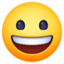 😃 笑嘻嘻的大眼睛的脸 表情符号 😃 笑嘻嘻的大眼睛的脸 表情符号