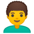 👨🦱 Мужчина с кучерявыми волосами 👨🦱 Мужчина с кучерявыми волосами Emoji