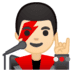 👨🏻🎤 Певец с очень светлой кожей 👨🏻🎤 Певец с очень светлой кожей Emoji