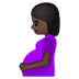 🤰🏿 Беременная женщина с темной кожей 🤰🏿 Беременная женщина с темной кожей Emoji