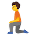 🧎 Person Kneeling Emoji | 🏆 Emojiguide