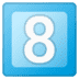 8️⃣ Кнопка с цифрой «8» 8️⃣ Кнопка с цифрой «8» Emoji