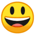 😃 Ухмыляющееся лицо с большими глазами 😃 Ухмыляющееся лицо с большими глазами Emoji