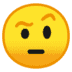 🤨 Face With Raised Eyebrow Emoji | 🏆 Emojiguide