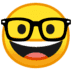 🤓 Nerd Face Emoji | 🏆 Emojiguide