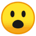😮 Лицо с открытым ртом 😮 Лицо с открытым ртом Emoji