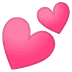 💕 Two Hearts Emoji | 🏆 Emojiguide