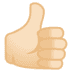 👍🏻 Light Skin Tone Thumbs Up Emoji | 🏆 Emojiguide