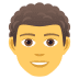 👨🦱 Uomo Con Capelli Ricci Emoji sulla Piattaforma JoyPixels 👨🦱 Uomo Con Capelli Ricci Emoji sulla Piattaforma JoyPixels