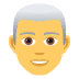 👨🦳 Homem com Cabelo Branco Emoji na Plataforma JoyPixels 👨🦳 Homem com Cabelo Branco Emoji na Plataforma JoyPixels