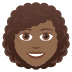 👩🏾🦱 Mulher de Tom de Pele Meio Escura com Cabelo Cacheado 👩🏾🦱 Mulher de Tom de Pele Meio Escura com Cabelo Cacheado Emoji