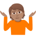🤷🏽 Personne haussant les épaules à la peau moyenne Emoji sur la plateforme JoyPixels 🤷🏽 Personne haussant les épaules à la peau moyenne Emoji sur la plateforme JoyPixels