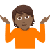 🤷🏾 Persona Che Fa Spallucce Tonalità Pelle Medio-Scura Emoji sulla Piattaforma JoyPixels 🤷🏾 Persona Che Fa Spallucce Tonalità Pelle Medio-Scura Emoji sulla Piattaforma JoyPixels