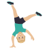 🤸🏼♂️ Homem de Tom de Pele Meio Clara Dando Estrela 🤸🏼♂️ Homem de Tom de Pele Meio Clara Dando Estrela Emoji