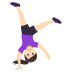 🤸🏻♀️ امرأة بلون بشرة فاتحة تتشقلب الإيموجي على منصة جوي بيكسيلز 🤸🏻♀️ امرأة بلون بشرة فاتحة تتشقلب الإيموجي على منصة جوي بيكسيلز
