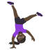🤸🏿♀️ Donna Che Fa La Ruota Tonalità Pelle Scura Emoji sulla Piattaforma JoyPixels 🤸🏿♀️ Donna Che Fa La Ruota Tonalità Pelle Scura Emoji sulla Piattaforma JoyPixels
