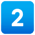 2️⃣ keycap: 2 Emoji on Joypixels Platform