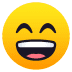 😄 Visage Souriant avec des Yeux souriants Emoji sur la plateforme JoyPixels 😄 Visage Souriant avec des Yeux souriants Emoji sur la plateforme JoyPixels