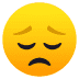 😔 Задумчивое лицо Эмодзи на платформе JoyPixels 😔 Задумчивое лицо Эмодзи на платформе JoyPixels