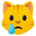 😿 Crying Cat Emoji | 🏆 Emojiguide