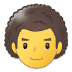 👨🦱 رجل ذو شعر مجعد 👨🦱 رجل ذو شعر مجعد Emoji
