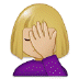 🤦🏼♀️ Donna Che Fa Un Facepalm Tonalità Pelle Medio-Chiara Emoji sulla Piattaforma Samsung 🤦🏼♀️ Donna Che Fa Un Facepalm Tonalità Pelle Medio-Chiara Emoji sulla Piattaforma Samsung