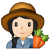 👩🏻🌾  مزارعة بلون بشرة فاتحة 👩🏻🌾  مزارعة بلون بشرة فاتحة Emoji