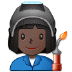 👩🏿🏭  عاملة مصنع بلون بشرة داكنة 👩🏿🏭  عاملة مصنع بلون بشرة داكنة Emoji