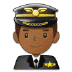 👨🏾✈️ كابتن طائرة رجل بلون بشرة داكنة-متوسطة 👨🏾✈️ كابتن طائرة رجل بلون بشرة داكنة-متوسطة Emoji