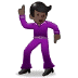🕺🏿 رجل بلون بشرة داكنة يرقص 🕺🏿 رجل بلون بشرة داكنة يرقص Emoji
