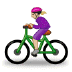 🚴🏼♀️ امرأة بلون بشرة فاتحة-متوسطة تقود الدراجة 🚴🏼♀️ امرأة بلون بشرة فاتحة-متوسطة تقود الدراجة Emoji