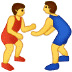🤼 شخصان يتصارعان 🤼 شخصان يتصارعان Emoji