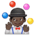 🤹🏿♂️ Mann mit dunklem Hautton jongliert Emoji auf Samsung-Plattform 🤹🏿♂️ Mann mit dunklem Hautton jongliert Emoji auf Samsung-Plattform