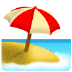 🏖️ مظلة على الشاطئ 🏖️ مظلة على الشاطئ Emoji