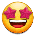 🤩 وجه مندهش بعيون على شكل نجمة 🤩 وجه مندهش بعيون على شكل نجمة Emoji