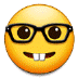 🤓 Nerd Face Emoji | 🏆 Emojiguide