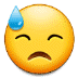 😓 Downcast Face With Sweat Emoji | 🏆 Emojiguide