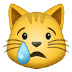 😿 Crying Cat Emoji | 🏆 Emojiguide