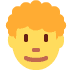 👨🦱 Uomo Con Capelli Ricci Emoji sulla Piattaforma Twitter 👨🦱 Uomo Con Capelli Ricci Emoji sulla Piattaforma Twitter