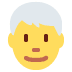👨🦳 Homem com Cabelo Branco Emoji na Plataforma Twitter 👨🦳 Homem com Cabelo Branco Emoji na Plataforma Twitter