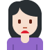 🙍🏻♀️ 浅肤色女人皱眉 推特平台的表情符号 🙍🏻♀️ 浅肤色女人皱眉 推特平台的表情符号