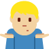 🤷🏼♂️ Мужчина со светлой кожей пожимает плечами Эмодзи на платформе Twitter 🤷🏼♂️ Мужчина со светлой кожей пожимает плечами Эмодзи на платформе Twitter
