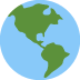 🌎 环球美洲显示 推特平台的表情符号 🌎 环球美洲显示 推特平台的表情符号