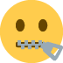 🤐 Zipper Mouth Face Emoji | 🏆 Emojiguide