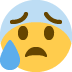 😰 Anxious Face With Sweat Emoji | 🏆 Emojiguide