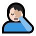 🤦🏻♂️ Homme avec la main sur le visage à la peau claire Emoji sur la plateforme Windows 🤦🏻♂️ Homme avec la main sur le visage à la peau claire Emoji sur la plateforme Windows