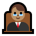 👨🏽⚖️  قاضي بلون بشرة متوسطة 👨🏽⚖️  قاضي بلون بشرة متوسطة Emoji