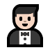 🤵🏻 Mann im Smoking mit hellem Hautton Emoji auf Windows-Plattform 🤵🏻 Mann im Smoking mit hellem Hautton Emoji auf Windows-Plattform